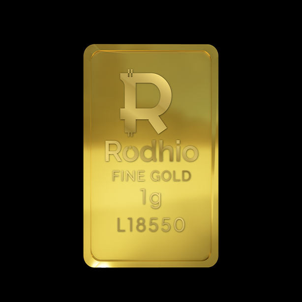 Lingote de oro de 1 gramo